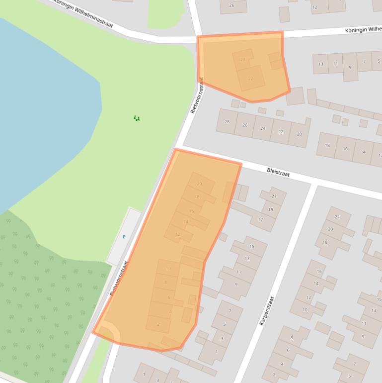 Kaart van postcodegebied 6576CB.