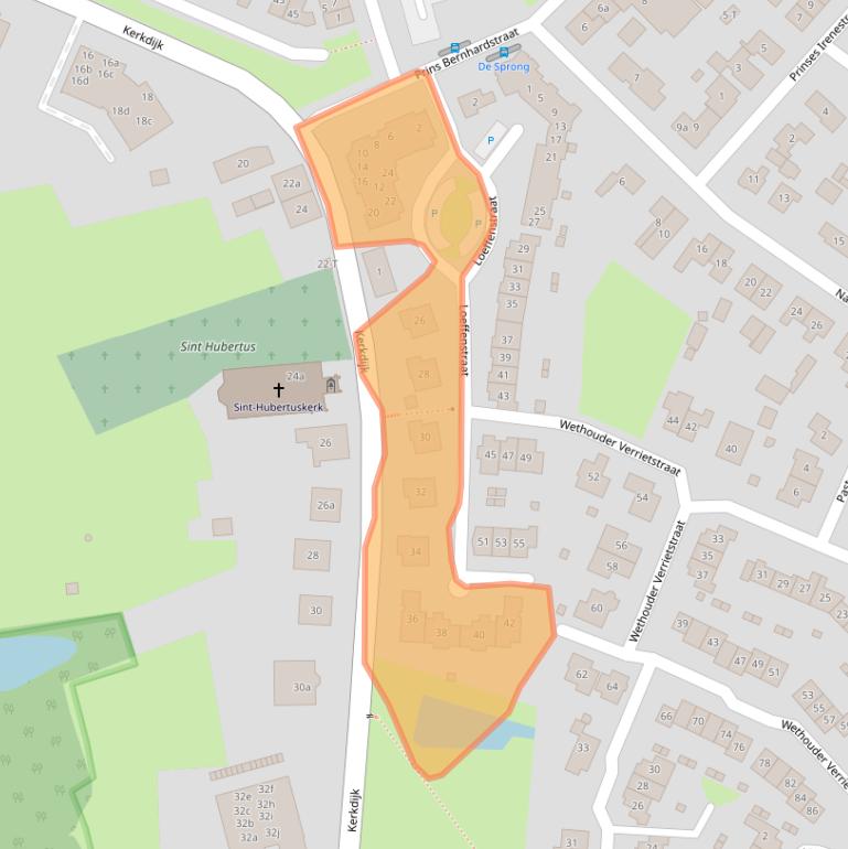 Kaart van postcodegebied 6576DV.