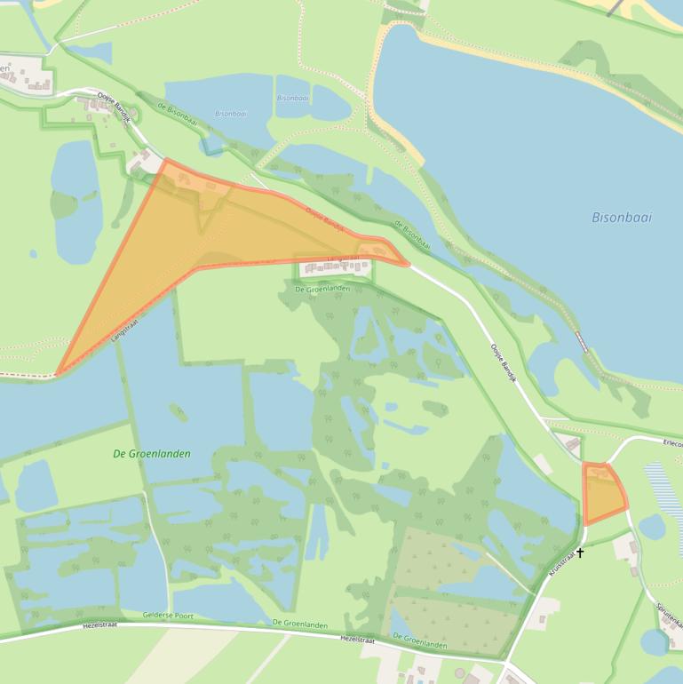 Kaart van postcodegebied 6576JH.