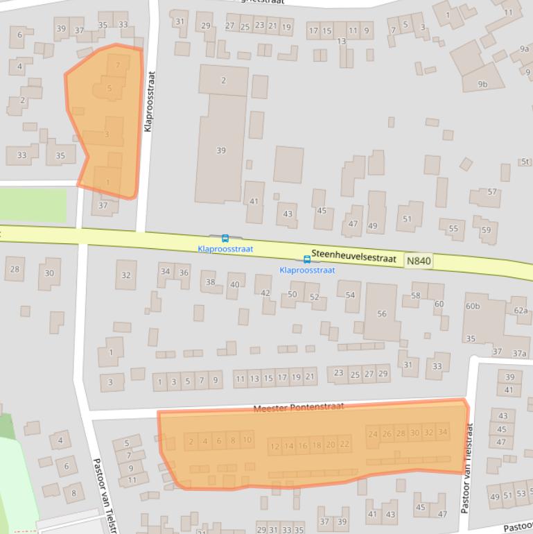 Kaart van postcodegebied 6578AG.