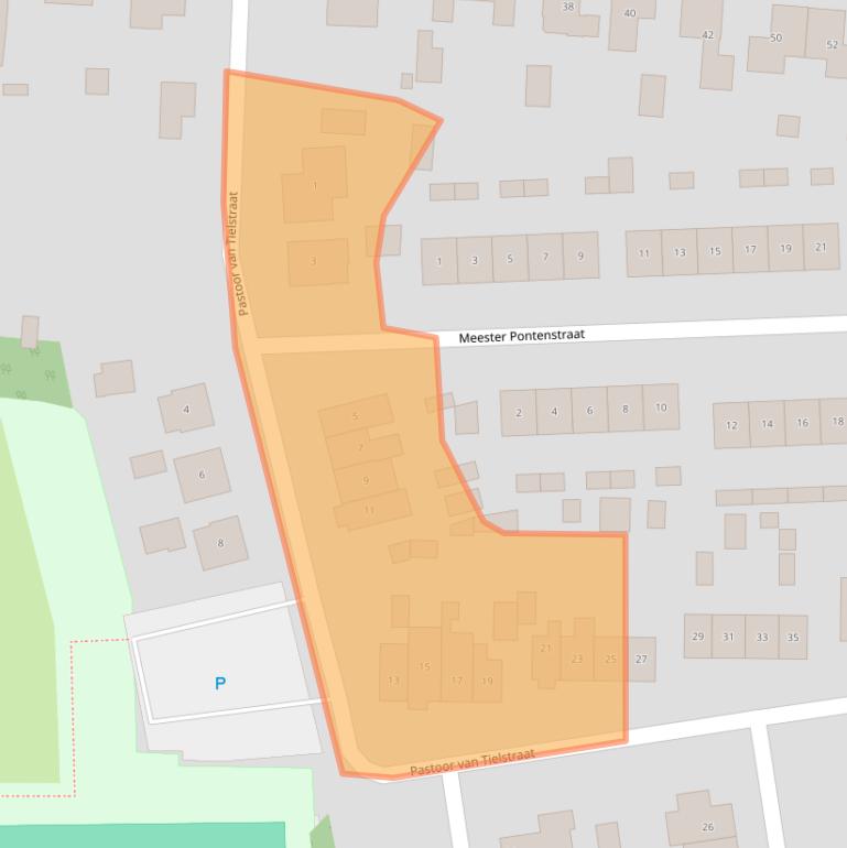 Kaart van postcodegebied 6578AH.