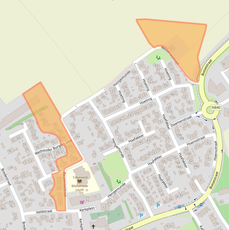 Kaart van postcodegebied 6578AP.