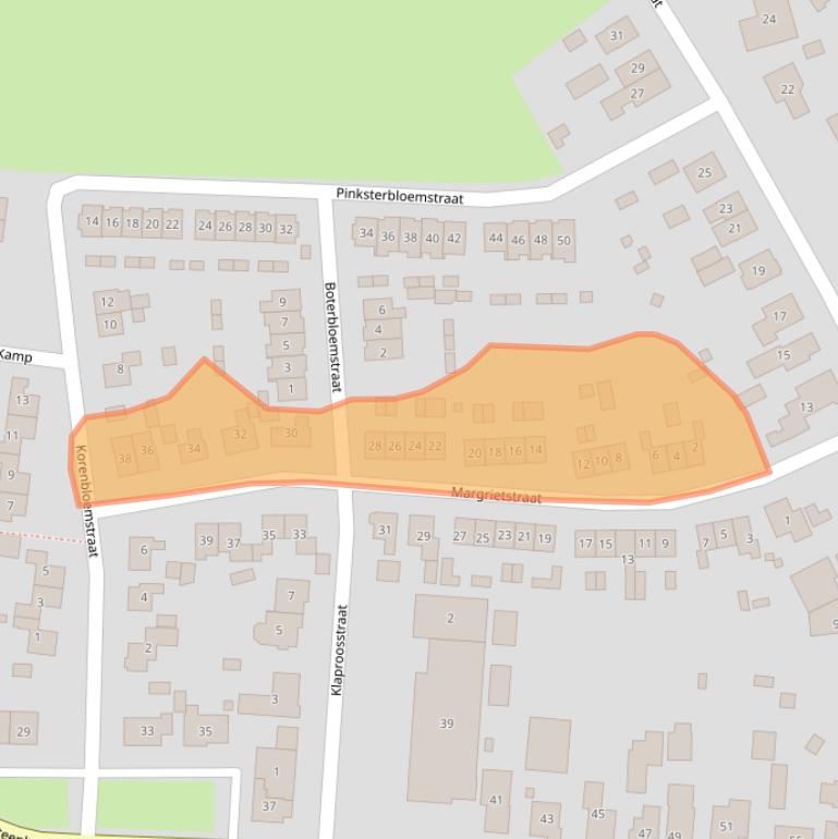 Kaart van postcodegebied 6578AX.