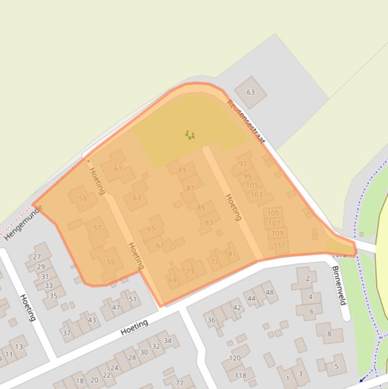 Kaart van postcodegebied 6578BK.