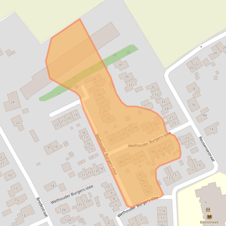 Kaart van postcodegebied 6578BP.