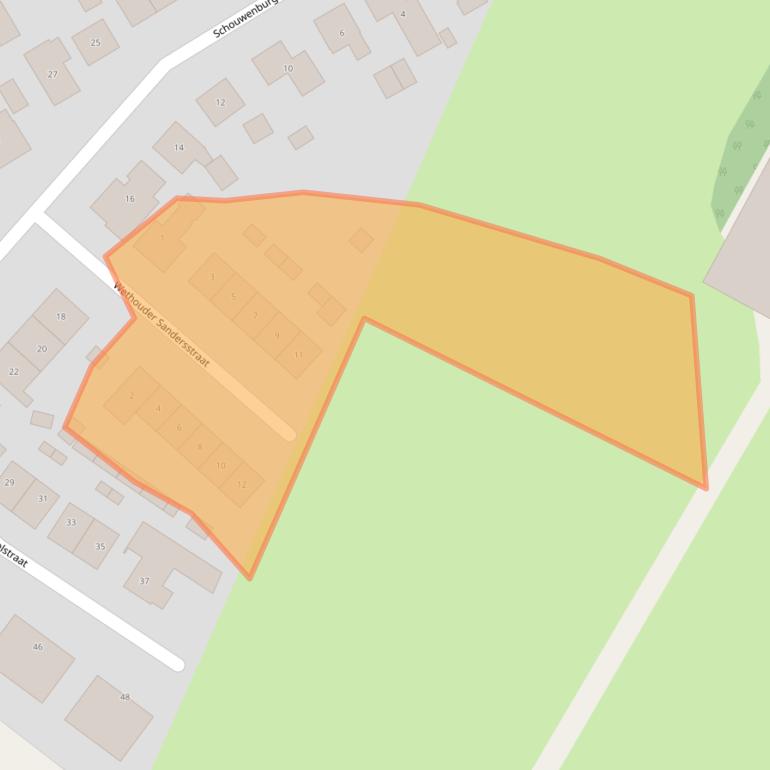 Kaart van postcodegebied 6579AK.