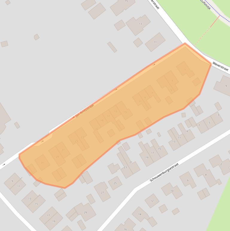 Kaart van postcodegebied 6579AL.