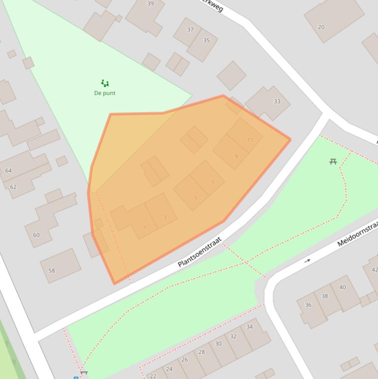 Kaart van postcodegebied 6581AS.