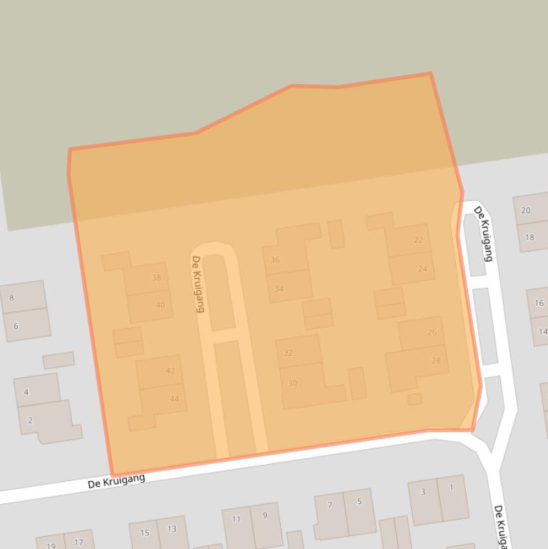 Kaart van postcodegebied 6581CW.