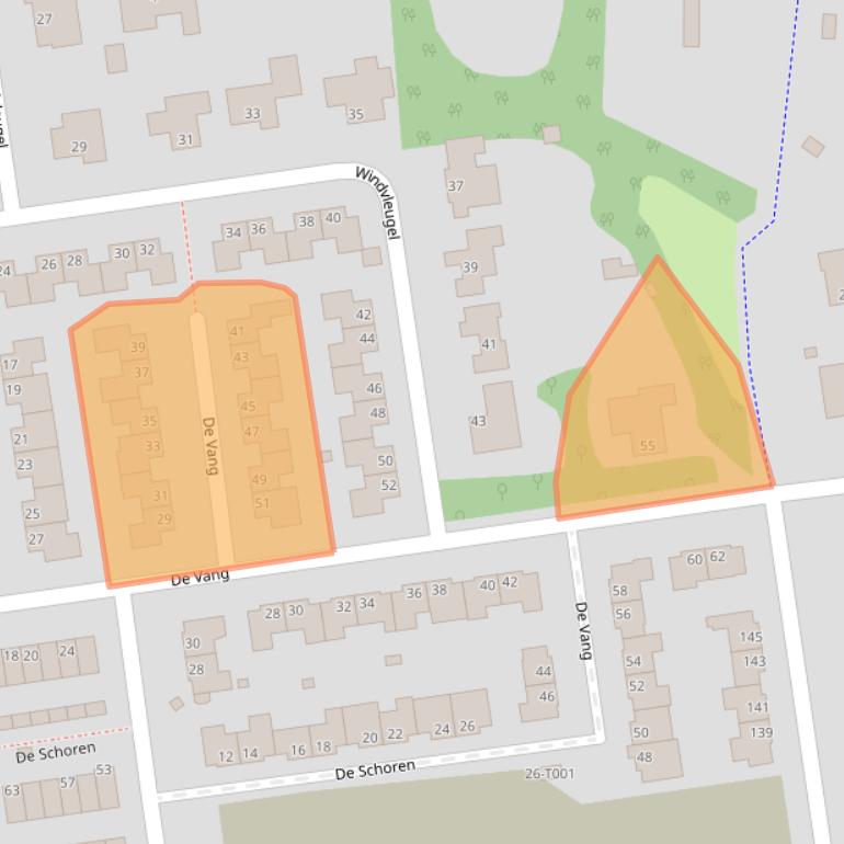 Kaart van postcodegebied 6581DP.