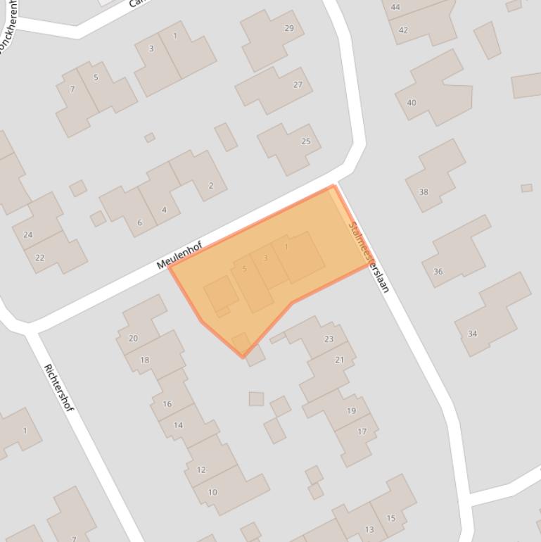 Kaart van postcodegebied 6581GK.