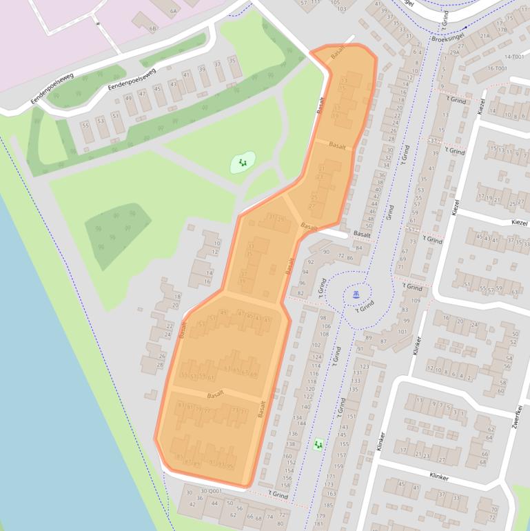 Kaart van postcodegebied 6581HL.