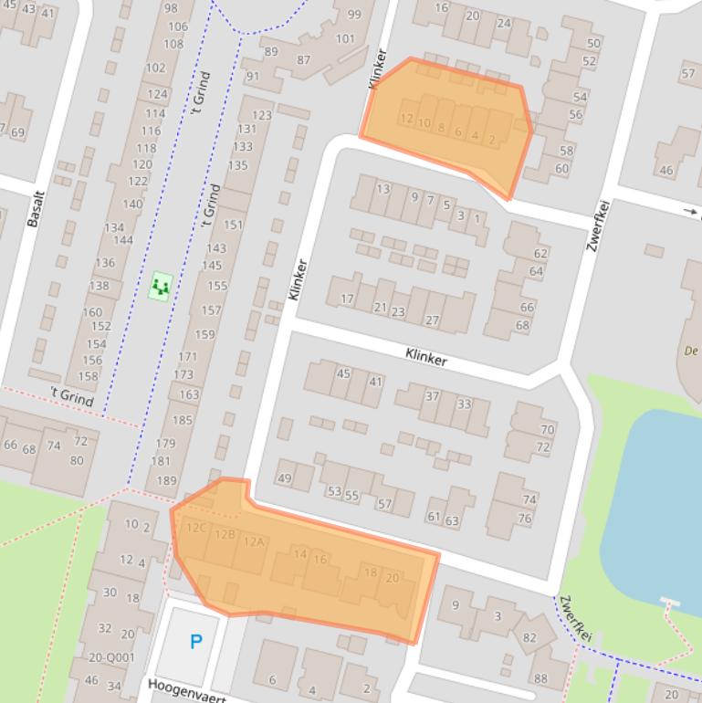 Kaart van postcodegebied 6581HV.