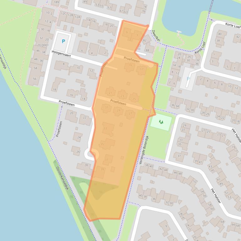 Kaart van postcodegebied 6581HW.