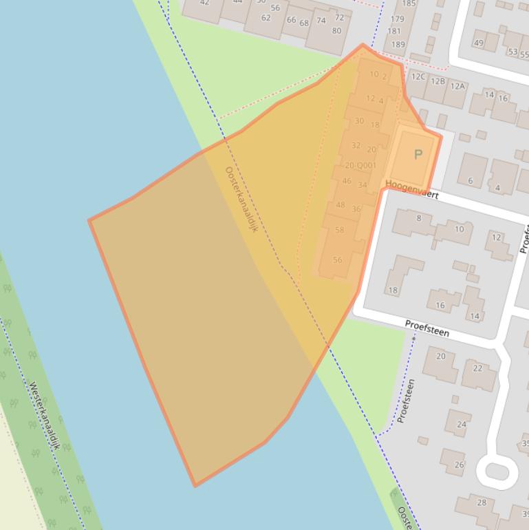 Kaart van postcodegebied 6581HZ.