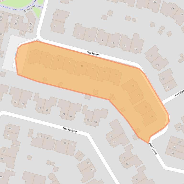 Kaart van postcodegebied 6581JD.