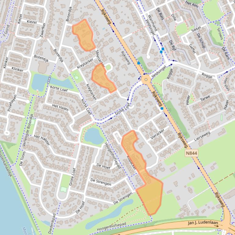 Kaart van postcodegebied 6581JN.