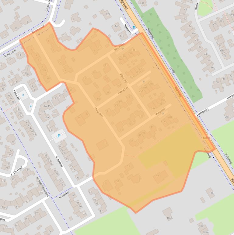 Kaart van postcodegebied 6581JV.