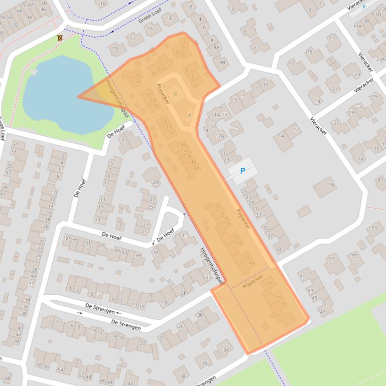 Kaart van postcodegebied 6581JW.