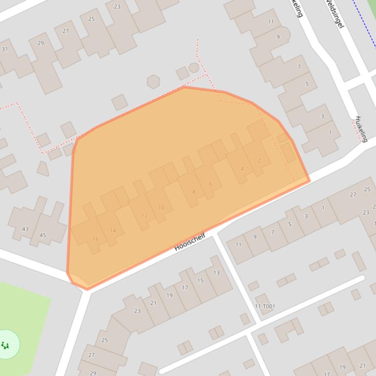 Kaart van postcodegebied 6581SM.