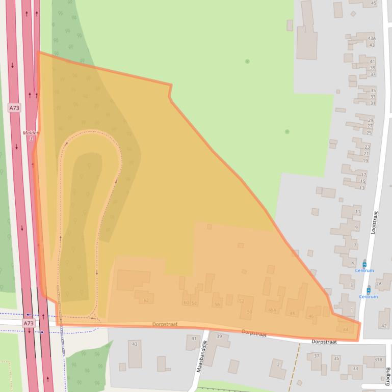 Kaart van postcodegebied 6582AP.