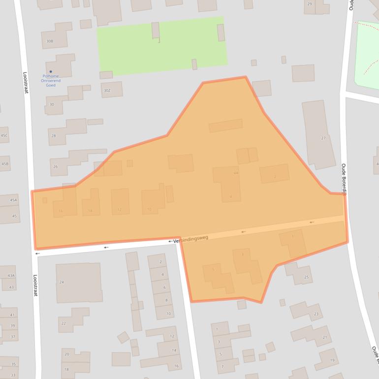 Kaart van postcodegebied 6582BK.