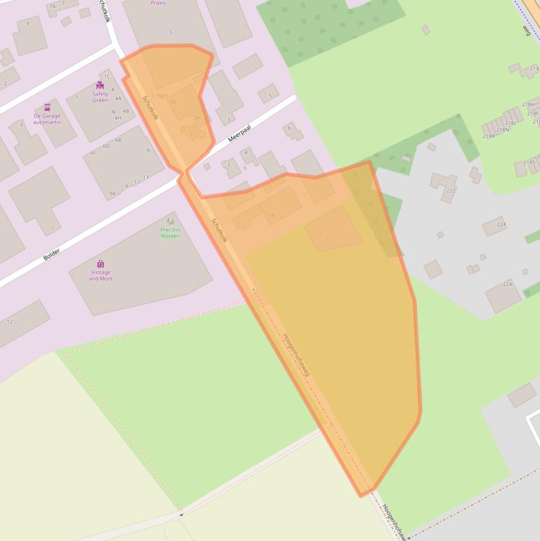 Kaart van postcodegebied 6582DA.