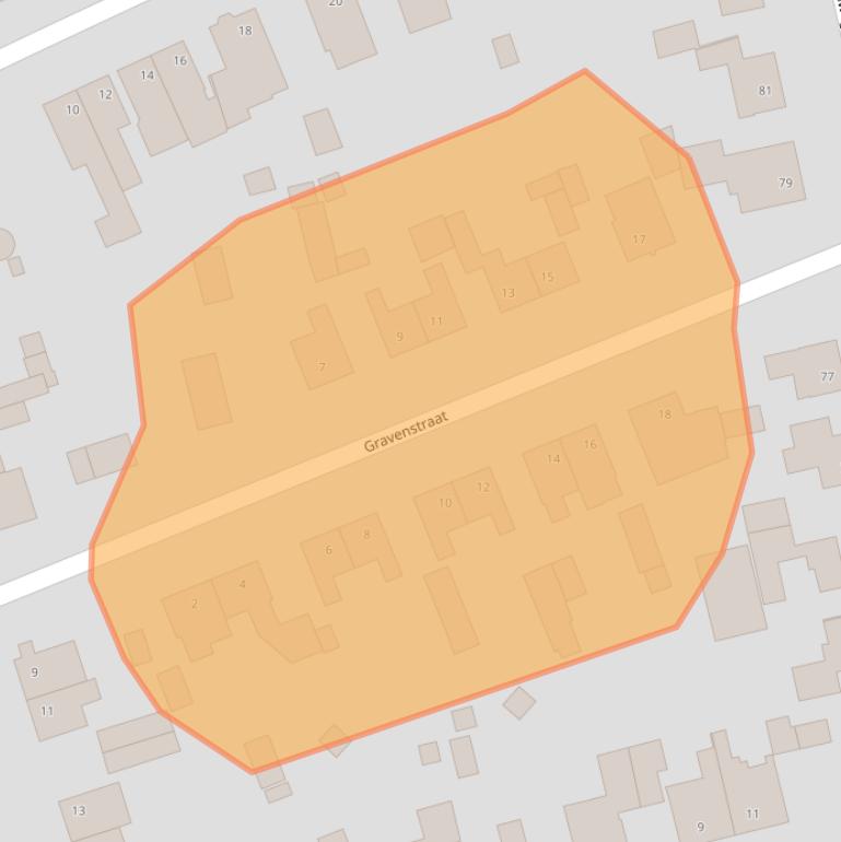 Kaart van postcodegebied 6584AP.