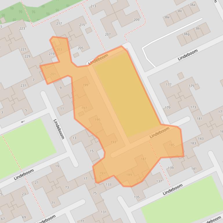 Kaart van postcodegebied 6585BM.