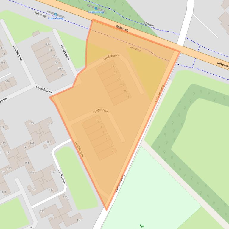 Kaart van postcodegebied 6585BP.