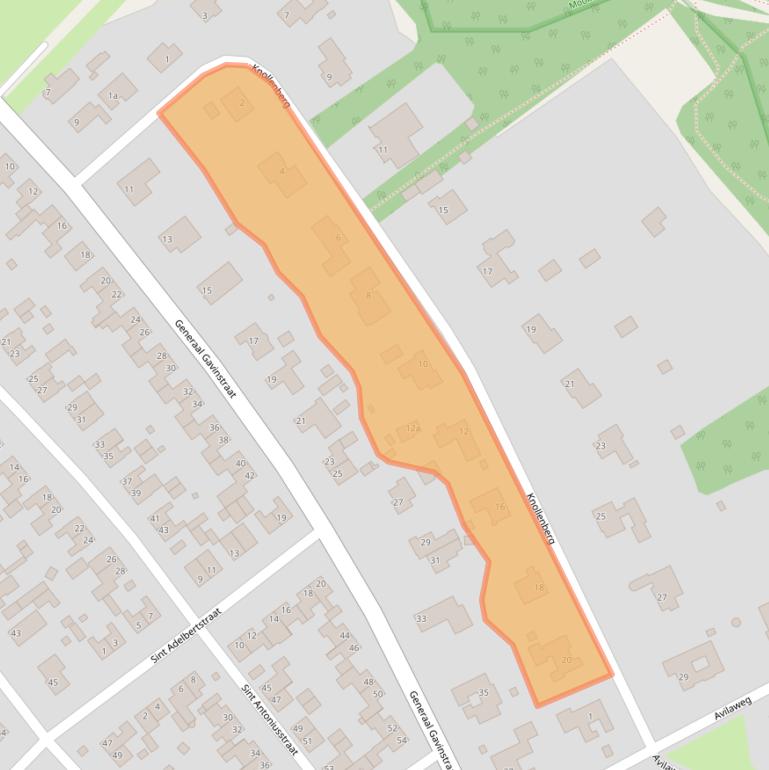 Kaart van postcodegebied 6585WK.