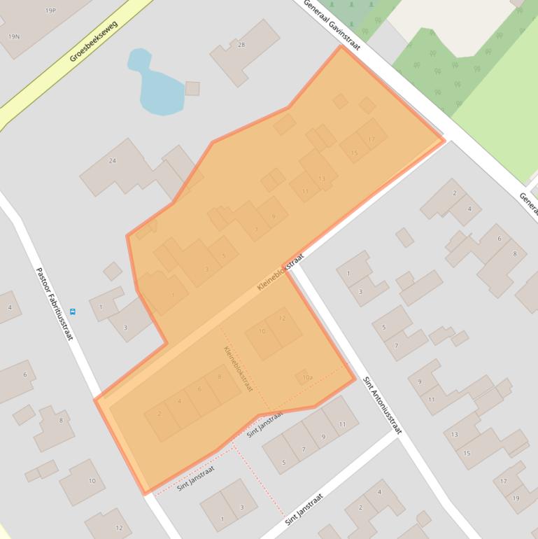 Kaart van postcodegebied 6585WR.