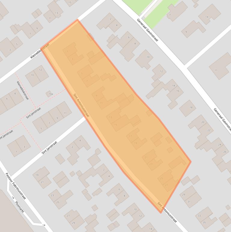 Kaart van postcodegebied 6585WT.