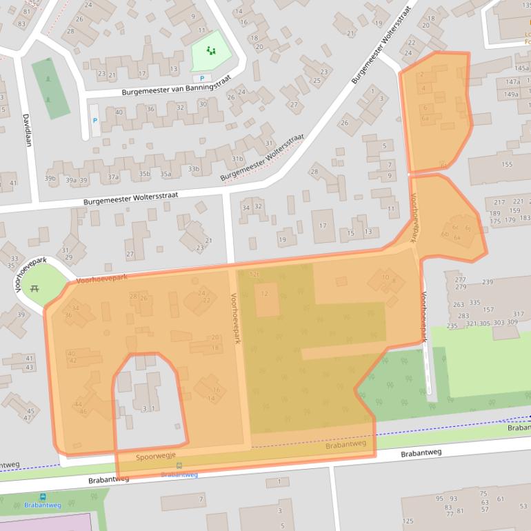 Kaart van postcodegebied 6591AJ.