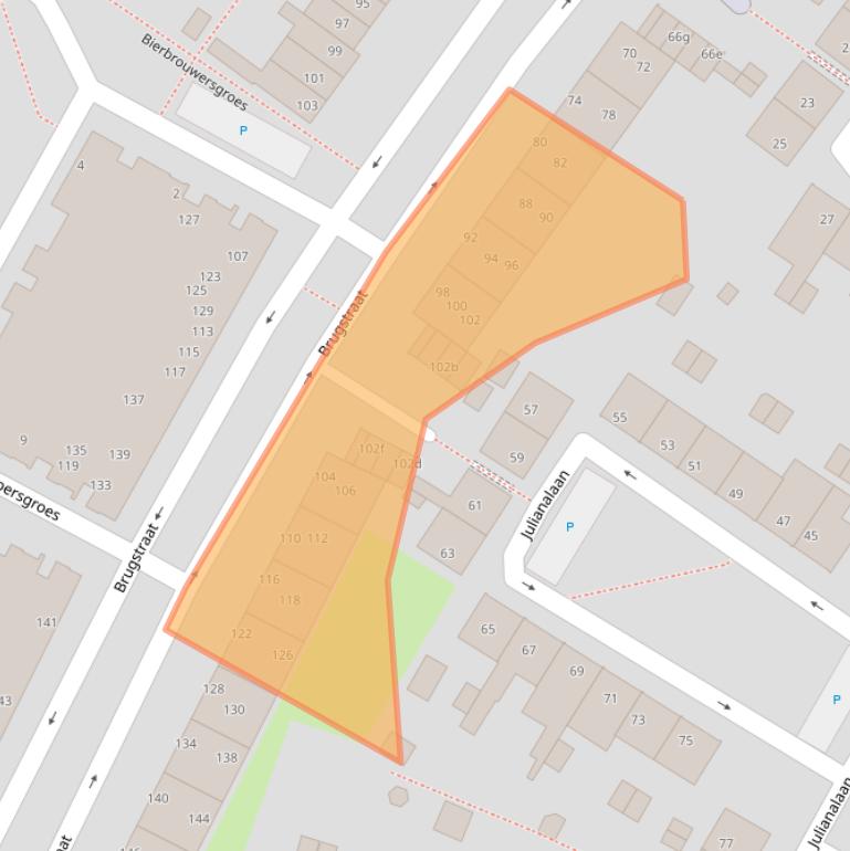 Kaart van postcodegebied 6591BG.