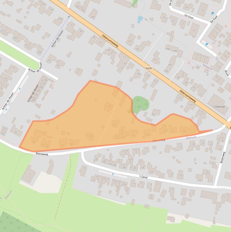 Kaart van postcodegebied 6591CS.