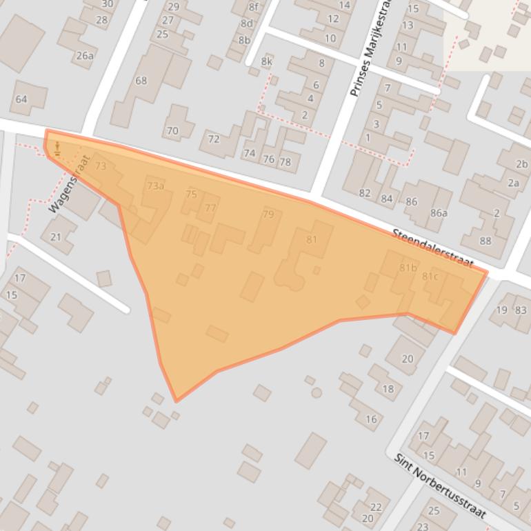 Kaart van postcodegebied 6591ED.