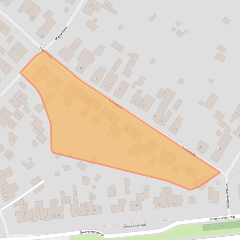 Kaart van postcodegebied 6591EK.