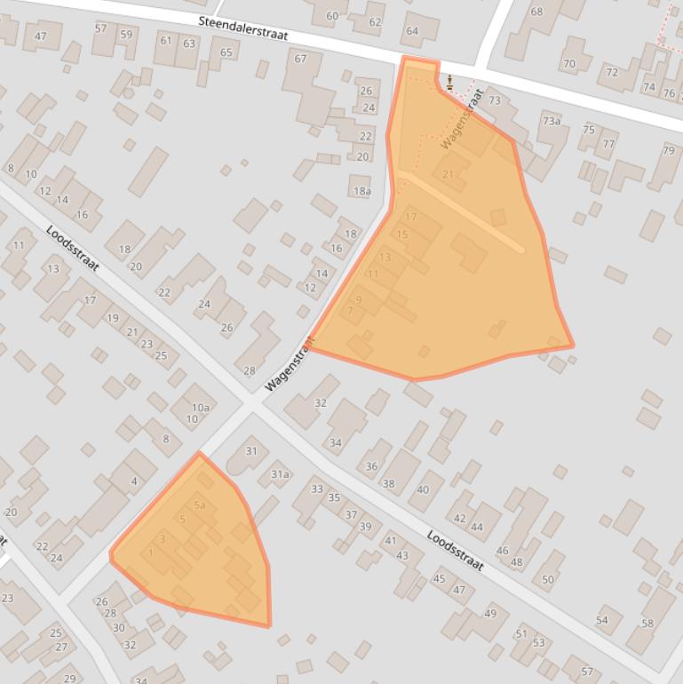 Kaart van postcodegebied 6591EN.