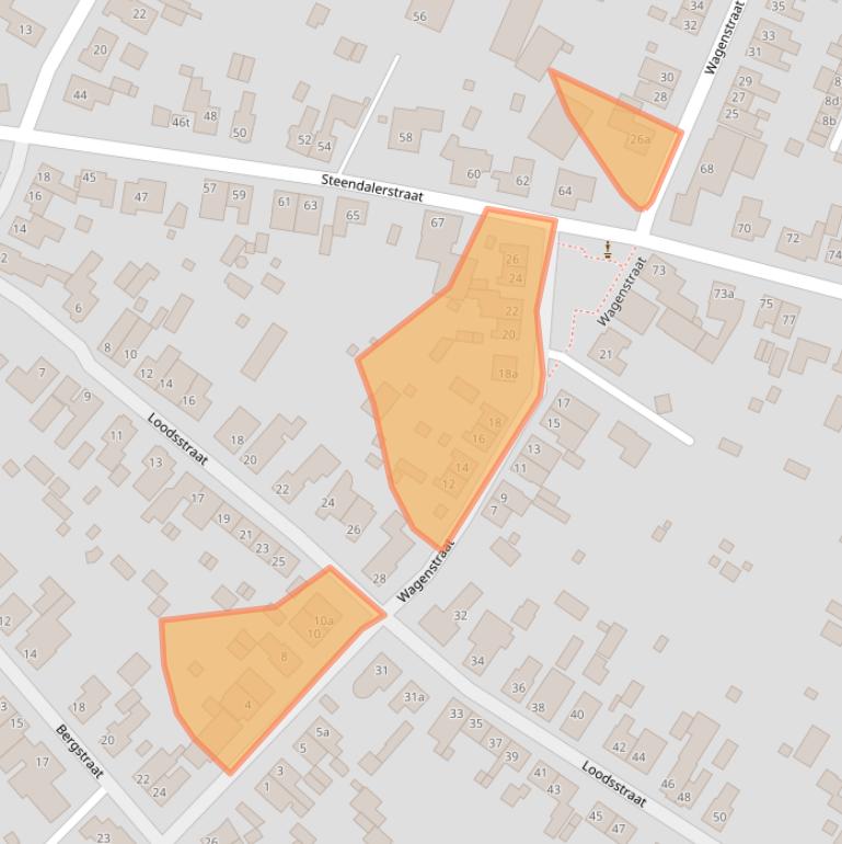 Kaart van postcodegebied 6591ER.
