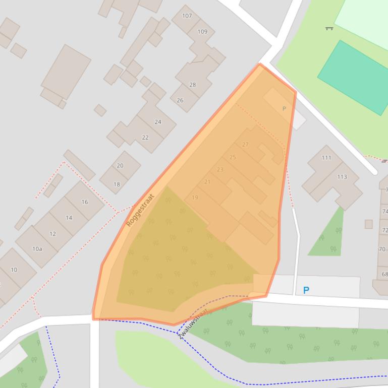 Kaart van postcodegebied 6591GE.