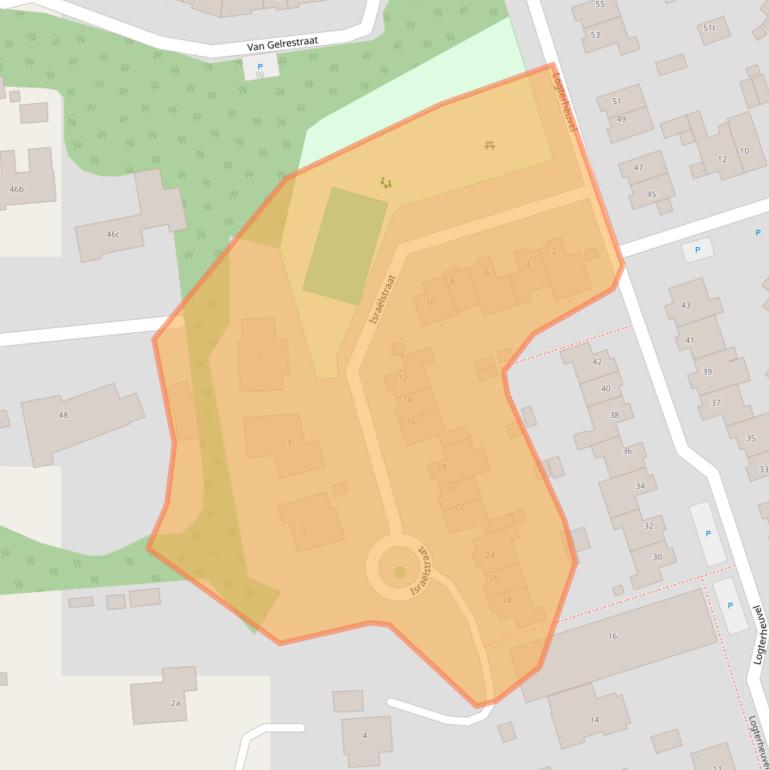 Kaart van postcodegebied 6591HJ.