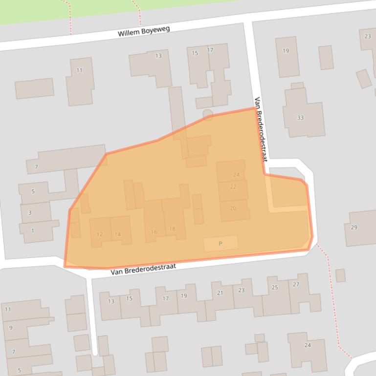 Kaart van postcodegebied 6591HL.