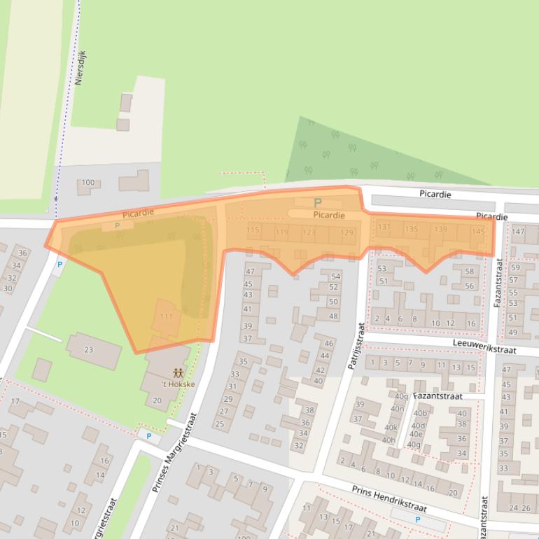 Kaart van postcodegebied 6591JC.