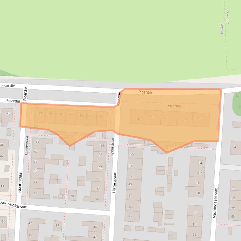 Kaart van postcodegebied 6591JD.