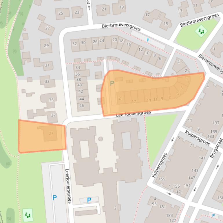 Kaart van postcodegebied 6591KA.