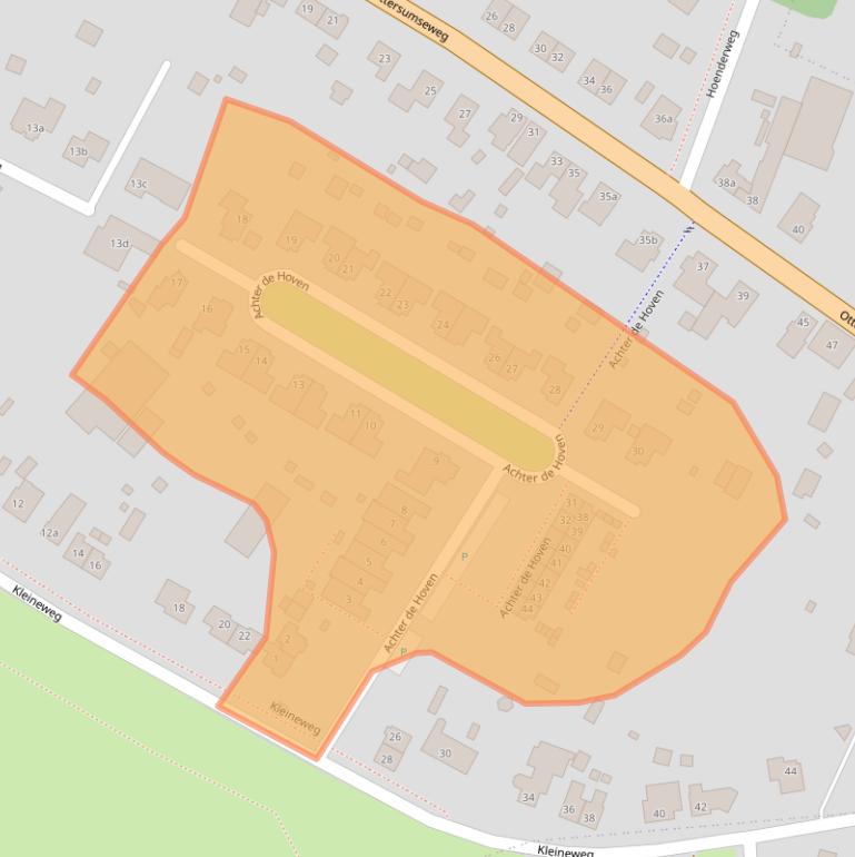 Kaart van postcodegebied 6591LA.