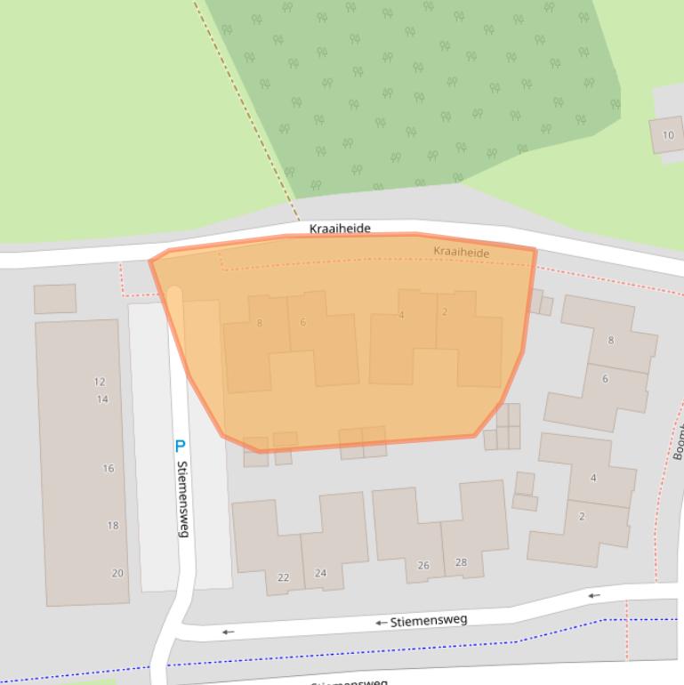 Kaart van postcodegebied 6591RM.