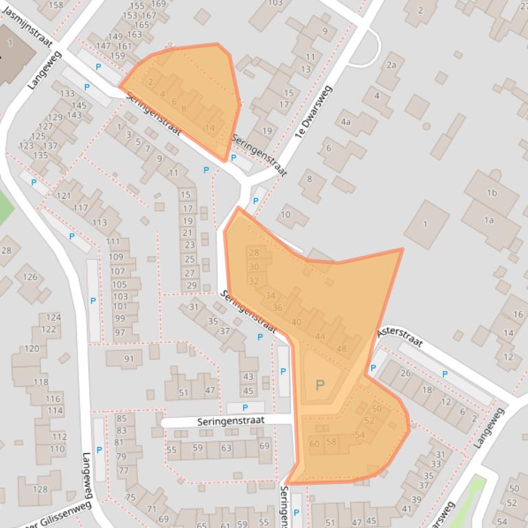 Kaart van postcodegebied 6591SC.