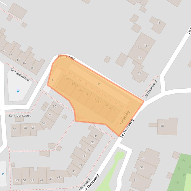 Kaart van postcodegebied 6591SE.